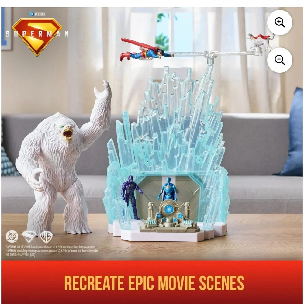 Superman and Kaiju Slime & Fortress of Solitude